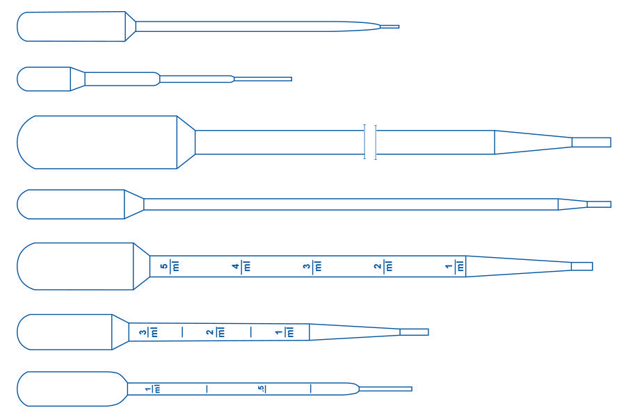 Pasteur pipettes